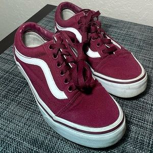 Maroon Vans